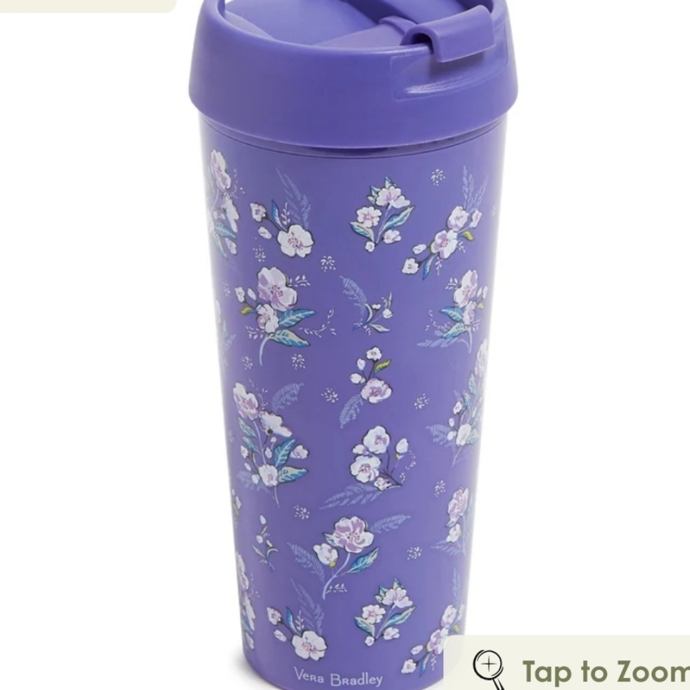 Vera Bradley Factory Style Travel Mug NWT - Picture 7 of 8